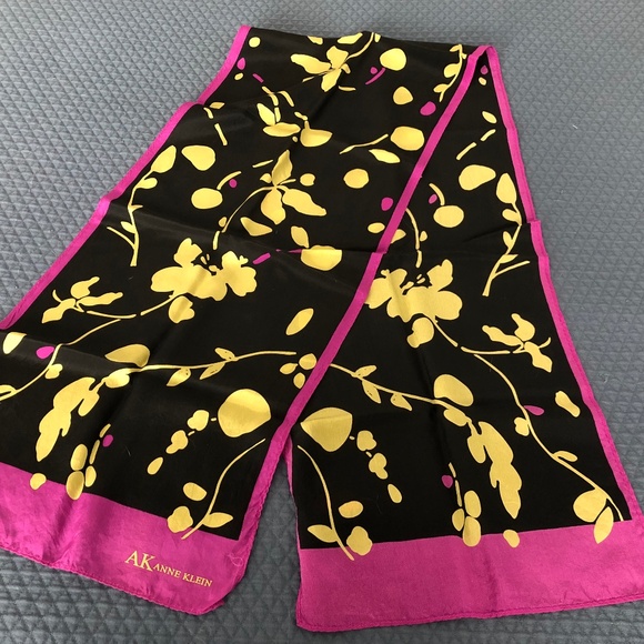 Anne Klein Silk Scarf - Picture 1 of 2